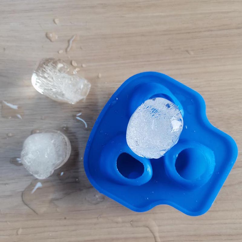 Silikoni jääkuutioalustat Suuret silikoni jääkuutiomuotit, uudelleenkäytettävät, BPA Free, viskiä, ​​cocktaileja, pinottavia turvallisia jääkuutioita