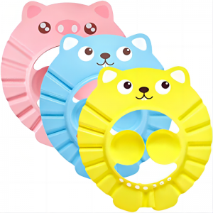 Säädettävä pehmeä vauvan uima -shampoo suihku suojattu hattu Eva Kids Ear Shower Cap Baby Shower Cap -sarja taaperolle