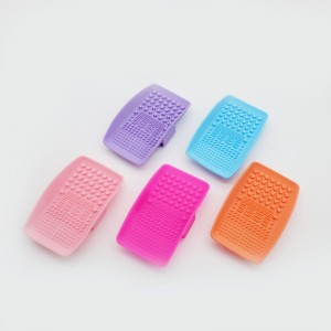 Silikoni -meikkiharjan puhdistusmatto, meikkiharjanpuhdistin, kannettava meikkiharjan puhdistustyyny, kosmeettinen harjan pesutyökalu