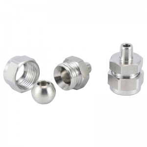 Universal pallosuottimen sovitin, yleinen sovitin pallotyyppisäätöön, kierteitetty pallosuonsovitin