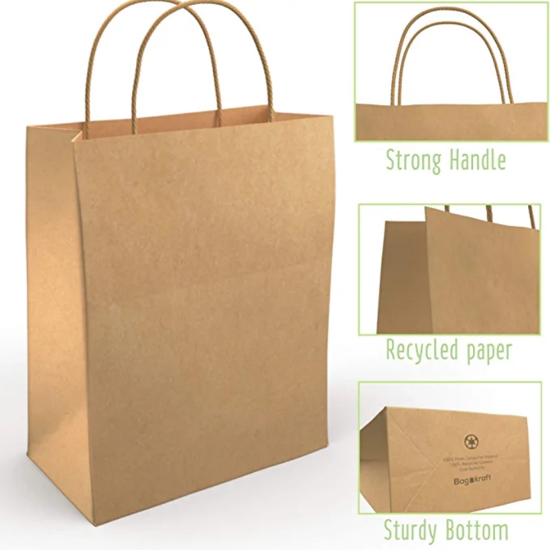 Ympäristöystävällinen Kraft-paperipussi