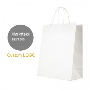 Värikäs ruskea paperipussi