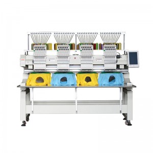 Neljä päännopeaa tietokonepohjaista kirjontakonetta