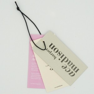 Hangtag räätälöity tulostus