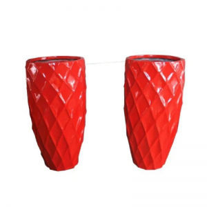 Lasikuitukastin räätälöity FRP -kukkaruukut