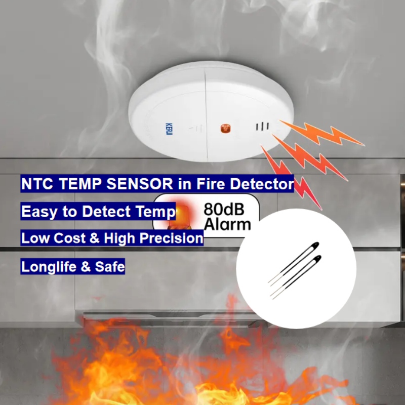 NTC -termistorilämpötila -anturi palonilmaisimessa