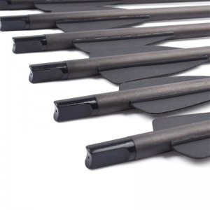 15 tuuman ID6.2 mm hiiliohtipultit, joissa on 2 tuuman mustan siipi rx -ristikkäin