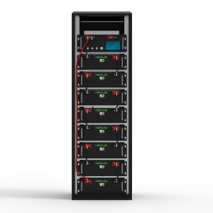 409,6 V 100AH ​​Korkeajännitteen hätävirtalähde Litium -ioni -akku LIFEPO4 Akku energian varastointia varten teollisuudelle ja kauppalle