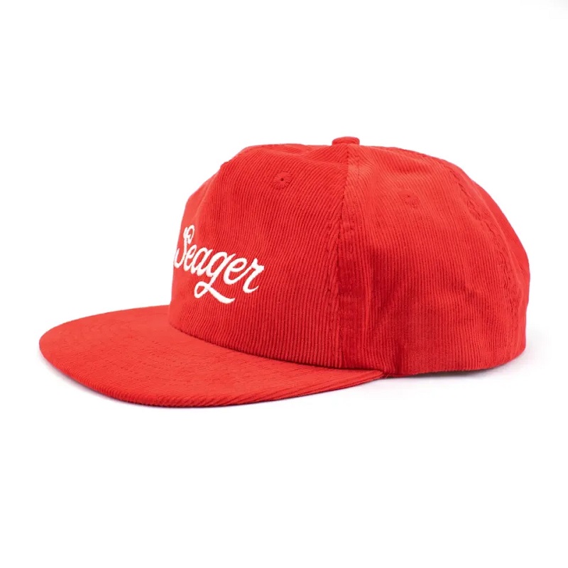 OEM Custom Logo Corduroy Hats Commercive Vintage 5 -paneelin jäsentämättömät snapback -korkit