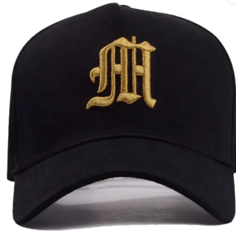 Mukauta oma logo -mainosmenetelmäsi 5 paneeli Mesh Snapback Trucker Hat Cap Custom Broducery Trucker Baseball Cap Trucker Hat