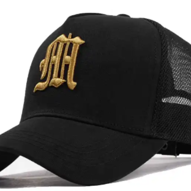Mukauta oma logo -mainosmenetelmäsi 5 paneeli Mesh Snapback Trucker Hat Cap Custom Broducery Trucker Baseball Cap Trucker Hat
