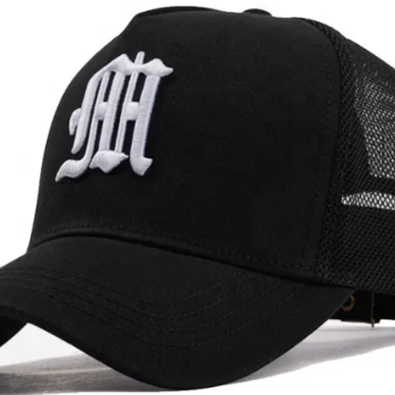 Mukauta oma logo -mainosmenetelmäsi 5 paneeli Mesh Snapback Trucker Hat Cap Custom Broducery Trucker Baseball Cap Trucker Hat