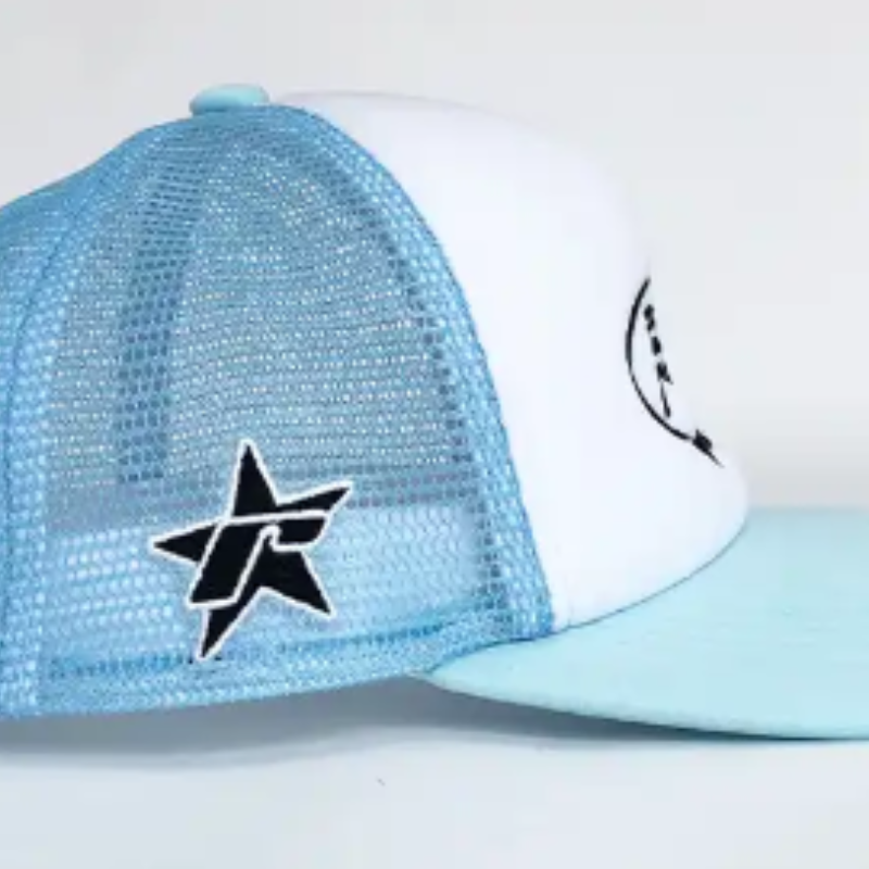 5 Paneelin räätälöity 3D -kirjontatulostettu tulostuslogo brodeerattu brodeid foam Puff Print Trucker Hatut Mesh Caps Hat Sport Cap
