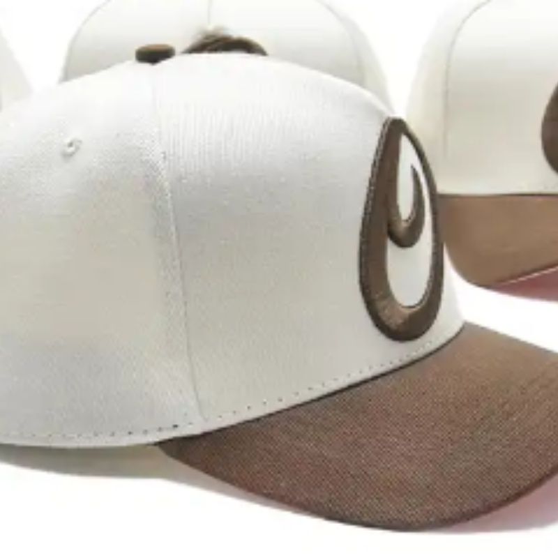 Säädettävä värilohkokirjonta -logo Räätälöity 5 paneelien miesten baseball -lippahattu tukkumyynti