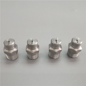 Korkeapainepesukone litteä tuuletinsuuttimen veden suuttimen ruostumattomasta teräksestä valmistettu suihkukone