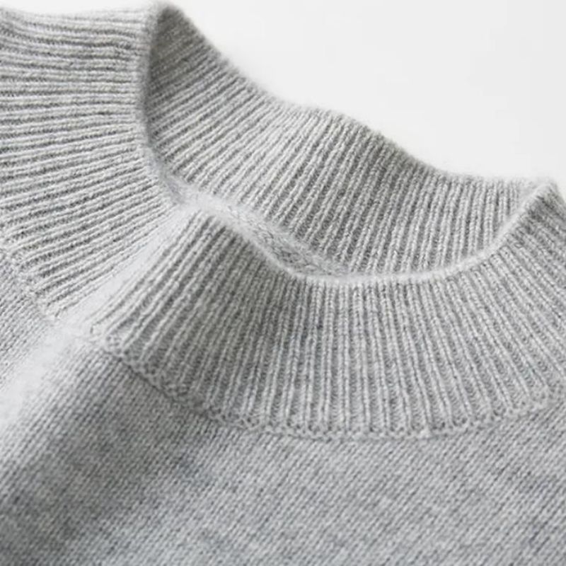Puhdas kashmir -villapaita miesten puoliksi turtleneck pullover syksyn talvi paksu villapaita lämminneulottu rento miesten pusero