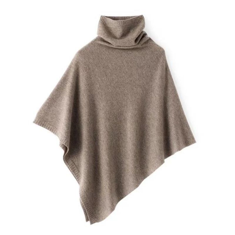 Ylellinen mongolia Real Pure 100% Cashmere Wool Cape -paita