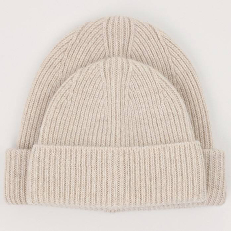 Unisex Unisex -värinen muoti -neulottu lyhyt mansetin merimiesluistelija Beanie Skull Beanie Winter Hat