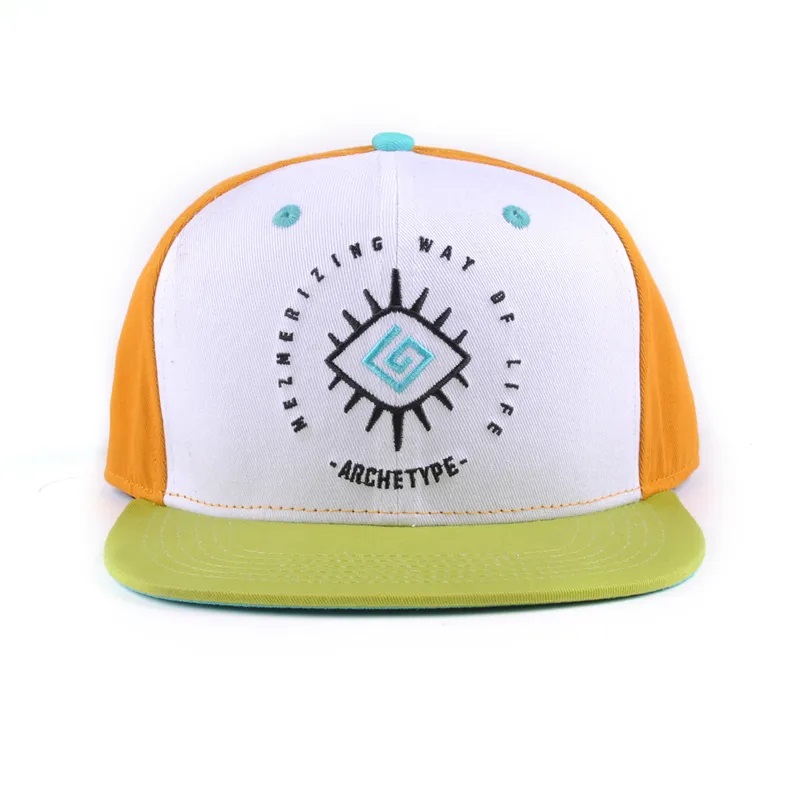 Hiphop Custom Logo Flat Bill Colsbles Baby Kids 6 Paneel Taapero Snapback Gorras Blank Hatut Snapbacks Cap