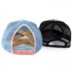 Mukautetut klassiset korkealaatuiset 5 paneelit aikuiset baseball -kuorma -autot hattuja kirjonta -logolla, kohokuviointipuristimen tulostaminen