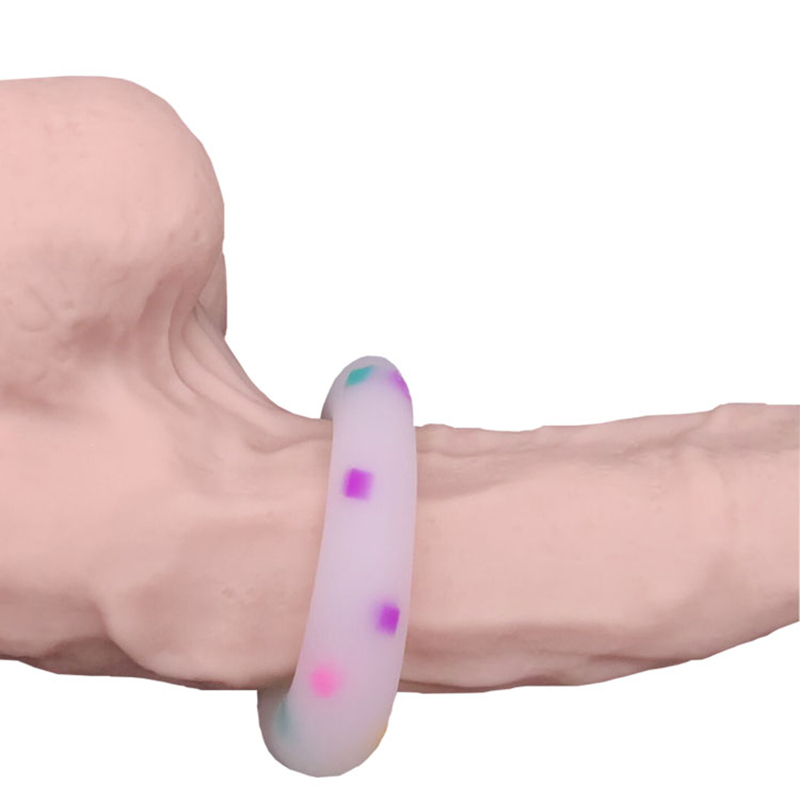 Kuuma miesten sukupuolen lelu penis rengas kukkoormus miesten itsetyydytys (Jelly)
