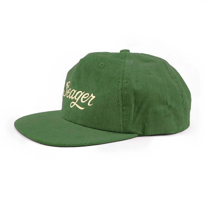 Corduroy 5 Panel -kirjonta -logokorkit jäsentämättömät snapback -hatut irtotavarana