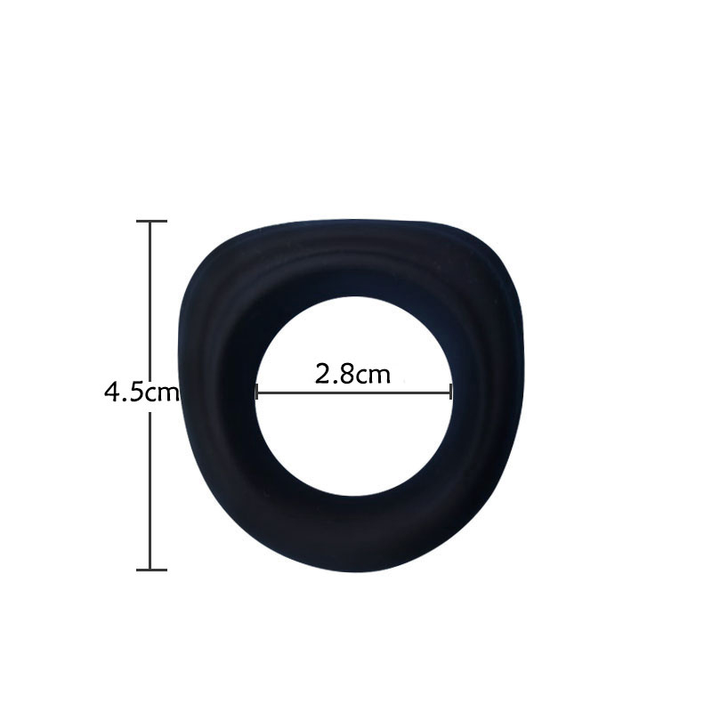 Tehtaan tukkumyynti Paras hinta miesten viivästyminen siemensyöksy pehmeä silikoni penis kukko renkaat miehille (erityinen muotoinen rengas valkoinen&black)