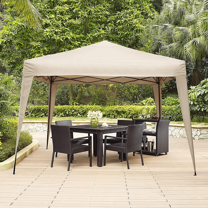 Crosley -huonekalut Hampton Collapsiable Outdoor huvimaja, 10 \\ 'x 10 \\' - Tan