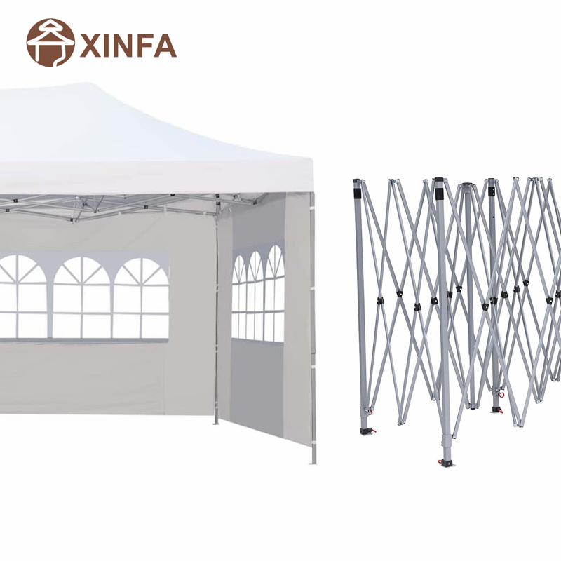 10x 20 jalkaa ponnahdusikkuna Canopy Party Wedding huvimajatelttasuoja 4 irrotettavan sivuseinän kanssa valkoinen