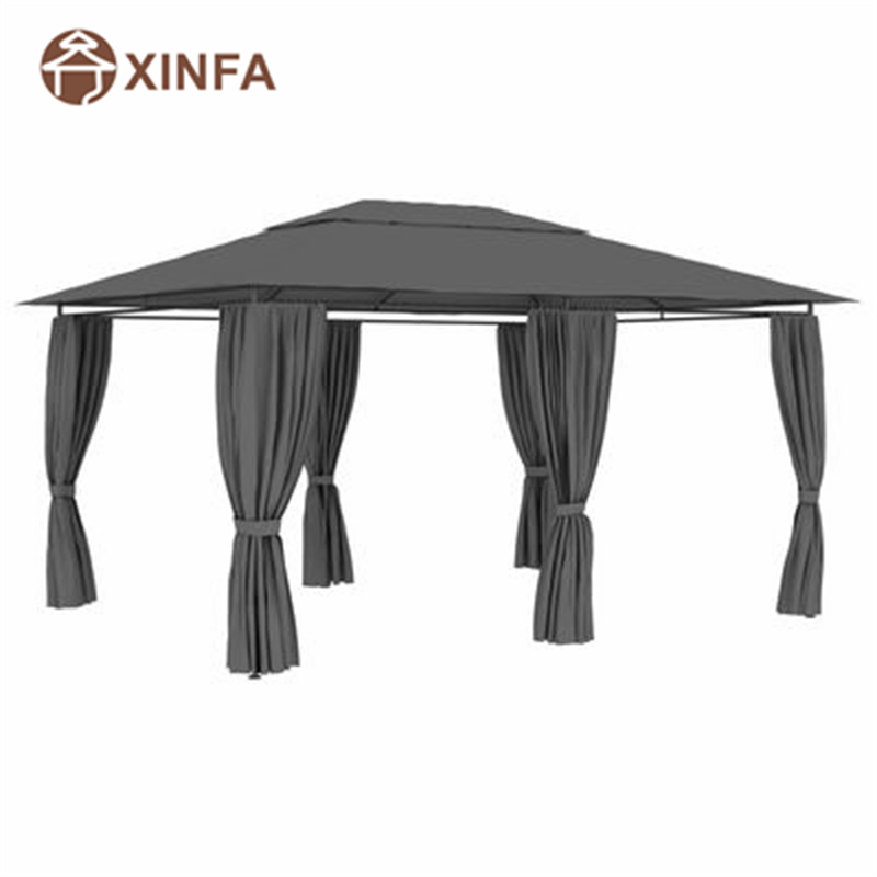 Alumiinibracket Backyard pop up bbq pergolas ja huvimaja ulkona verhoilla