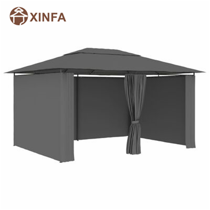 Alumiinibracket Backyard pop up bbq pergolas ja huvimaja ulkona verhoilla