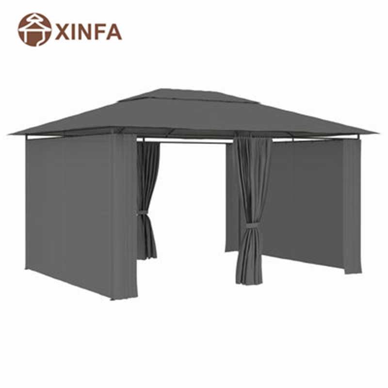 Alumiinibracket Backyard pop up bbq pergolas ja huvimaja ulkona verhoilla