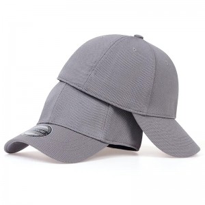 Korkealaatuinen puuvillavarustettu baseball Cap Hat Unisex -logo mukautettu kirjonta suljetut urheilulakkit