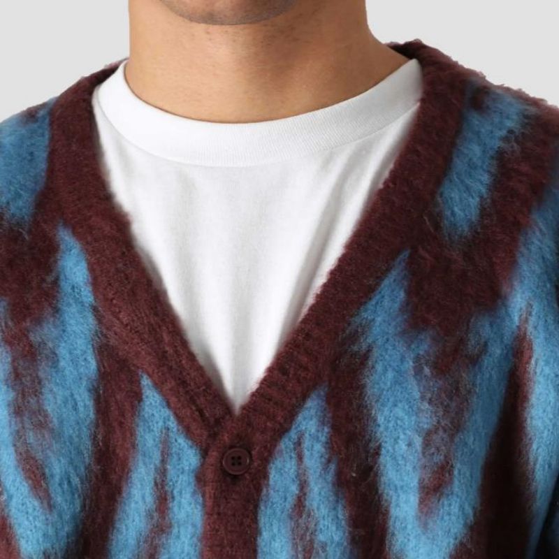 Korkealaatuinen mukautettu kuvionneulottu jacquard Design Men -sivuston villapaita