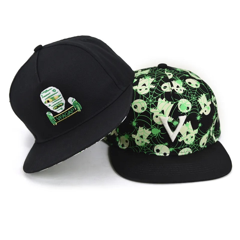 Fashion 5 Panel Kids Sports Hatut räätälöinti Brodeerattu logo Toddler Snapback Hat