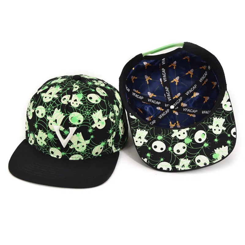 Fashion 5 Panel Kids Sports Hatut räätälöinti Brodeerattu logo Toddler Snapback Hat