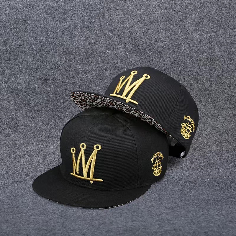 Hat-miesten trendikkäiden litteiden räystäiden miesten hip-hop-hattu Korean versio Ins Trendy Brand Summer Flat Edge Baseball Cap -naistennaisten litteästä kielestä