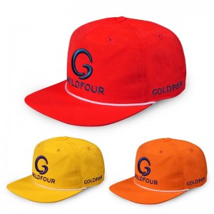 Tukkumyynti Custom Quick Dry 5 Panel 3D -kirjonta Strukturoin