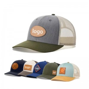 Mukautettu tavallinen tyhjä mesh brodeerattu ahdistunut baseball Cap Dad Trucker Hat