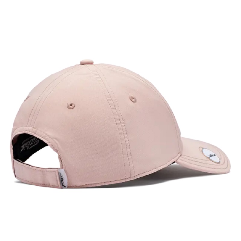 Naisten pelaajien suorituskyky Golf Cap Custom TPU Logo 6 Paneelissa jäsennelty golfkorkki Baseball Caps Curved Bill Rose Golf Hatutnaiset