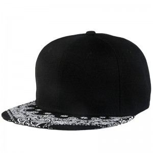 Korkealaatuinen mukautettu logo Big Brim Fashion Street Trend Hip Hop Baseball Cap