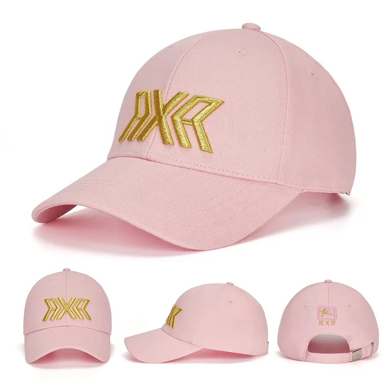 RXG Lisa -brändin säädettävä kaareva puuvilla juokseva urheilu Casquette Hatut Snapback Black Base Ball Cap