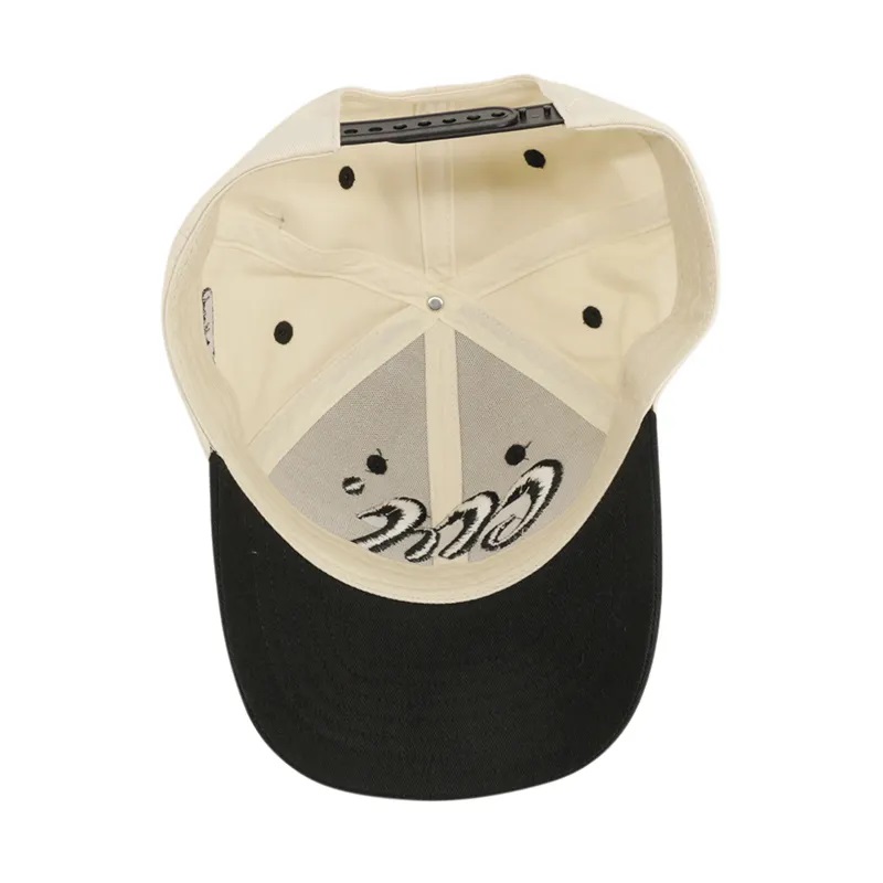 Custom Unisex kaksisävyinen baseball Hat 3D -kirjonta -logo 6 Paneeli Curved Brim Baseball Cap