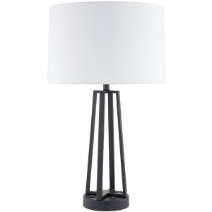 Tumma pronssi -yöt ja valo on/off -rokerikytkin, kätevä myyntipiste ja USB -latausportti hotellin huoneessa