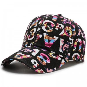 Uusi kirjain 6-paneeli hatut Snapback Sports Caps Baseball Cotton Plain Hatut miehille