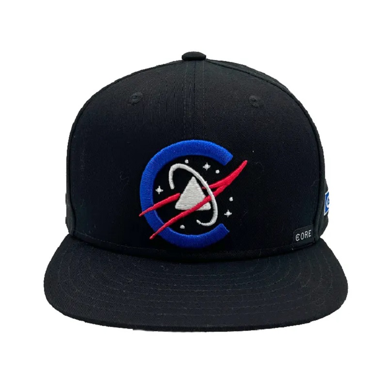 Uusi E 5950 korkealaatuinen klassinen mukautettu logo 6 Paneel Snapback Caps -kirjontahattu