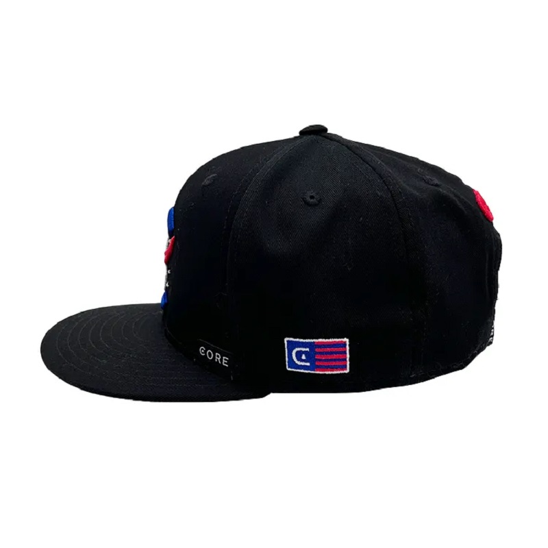 Uusi E 5950 korkealaatuinen klassinen mukautettu logo 6 Paneel Snapback Caps -kirjontahattu
