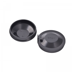 Musta EPDM -auton ajovalojen kumisuoja