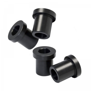 Autoteollisuuden valetun injektio musta kumi holkki