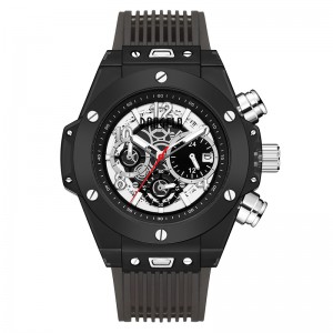 Baogela -tuotemerkki Täysi läpinäkyvä kello Luxury Mens Watch Fashion Sports Sotilaallinen Reloj Creative Men Women Chronograph Quartz Watch 20013